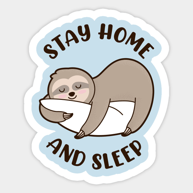 Sleepy Sloth Sticker by GedWorks